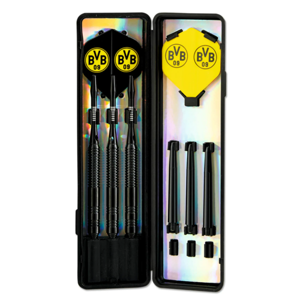 Borussia Dortmund - Dartpfeile mit Aufbewahrungsbox